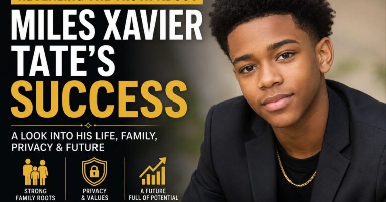 Revealing the Truth About Miles Xavier Tate’s Success